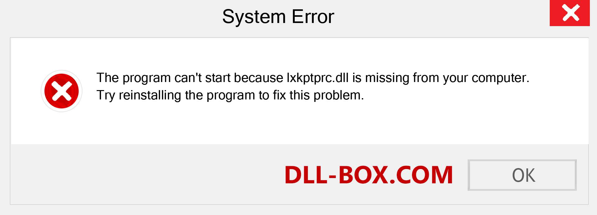  lxkptprc.dll file is missing?. Download for Windows 7, 8, 10 - Fix  lxkptprc dll Missing Error on Windows, photos, images